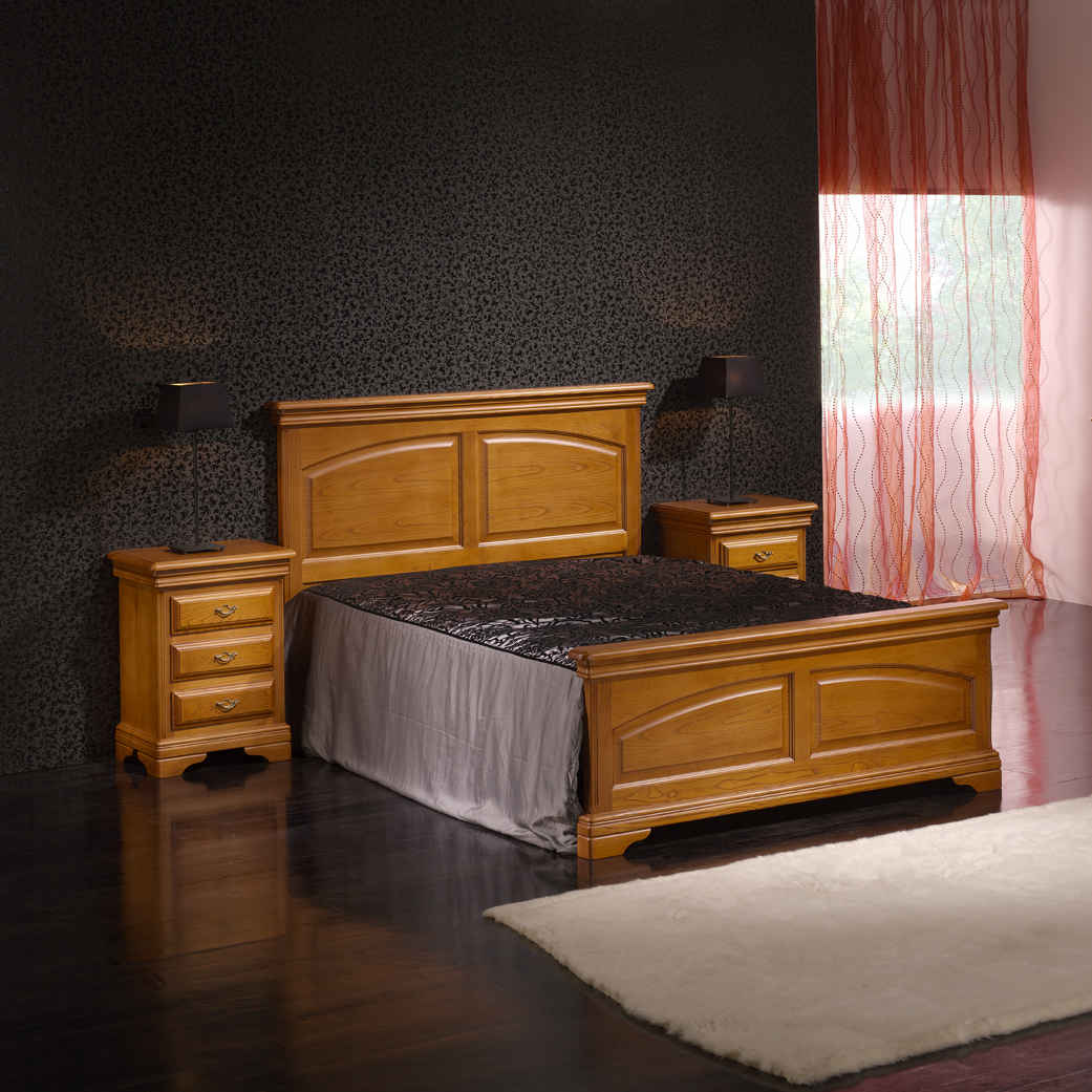 Dormitorio clásico de madera de calidad